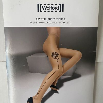 Wolford Crystal Roses Tights (Brand New)